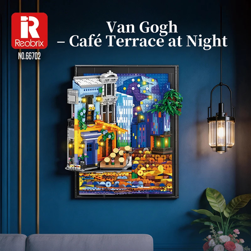 Lighting Decoration Ideas For Home - 2678PCS Bingkai Gambar Kafe Langit Malam