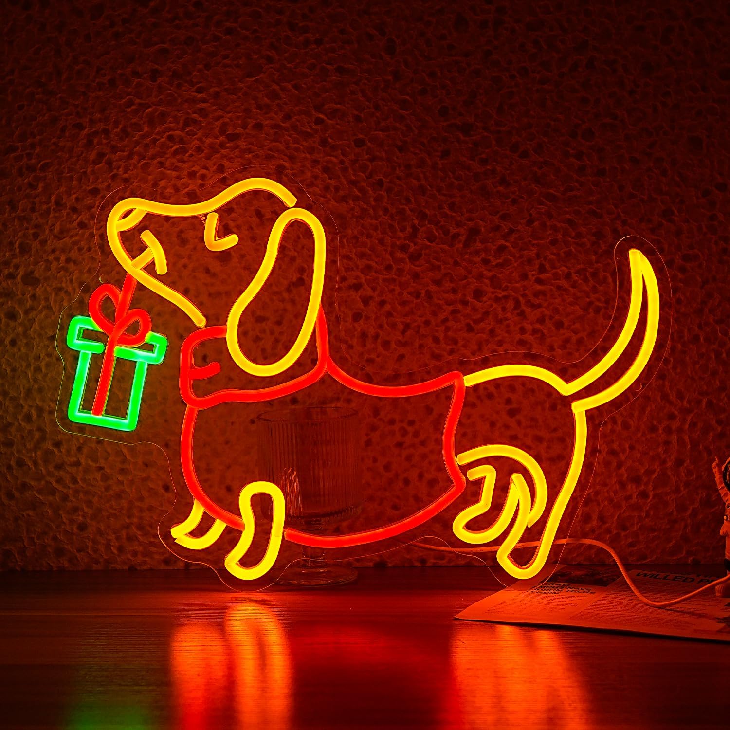 Lighting Decoration Ideas For Home - Lampu LED Neon Dachshund USB yang