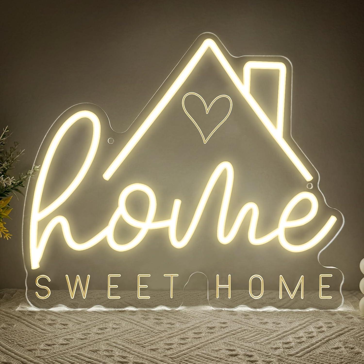 Lighting Decor House - Lampu LED Neon Sweet Home USB