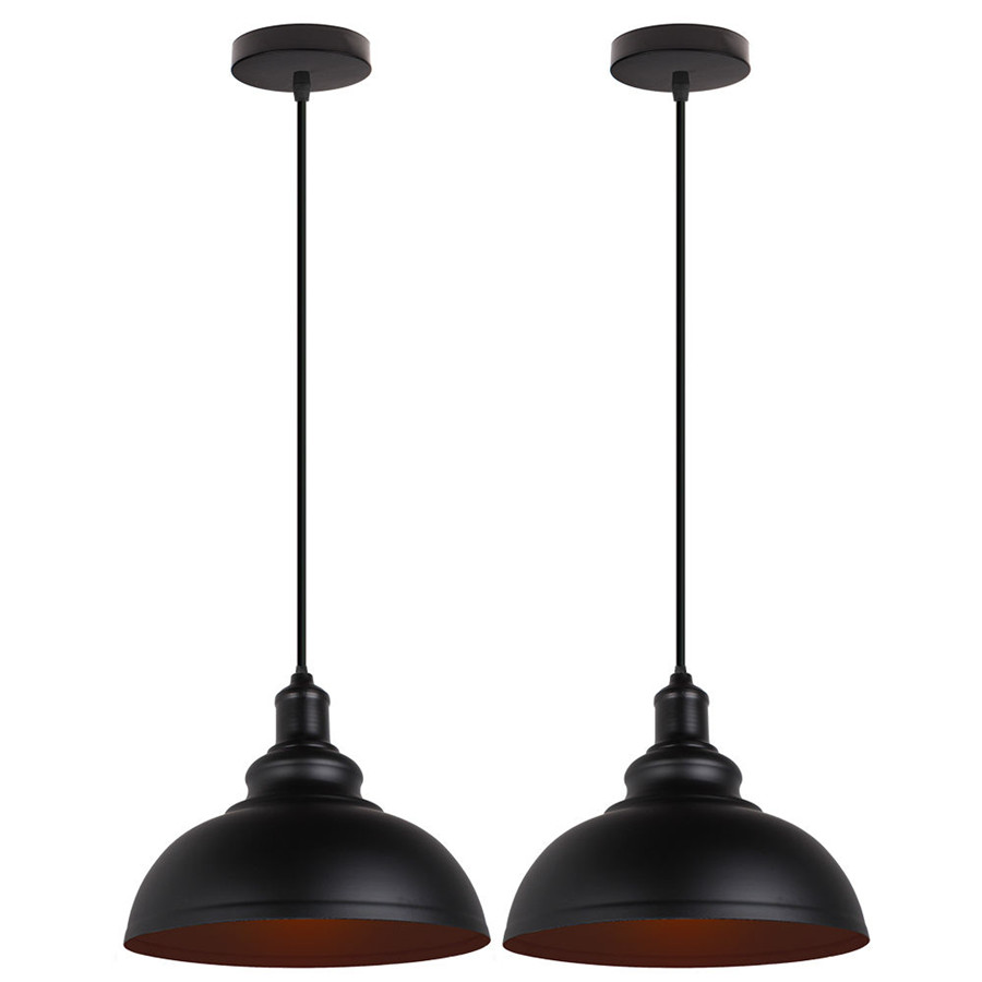 Lighting Decor Store - 2 Buah/Lot Lampu Gantung Besi Loteng
