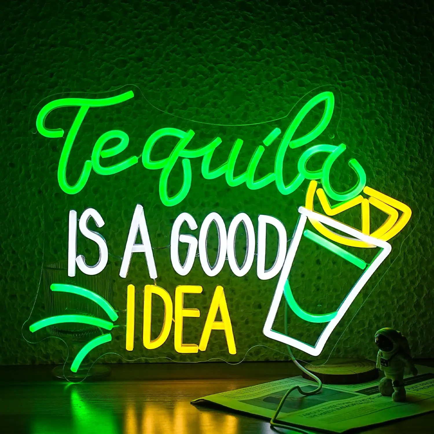 Lighting Decoration Ideas For Home - Lampu Neon Tequila USB Dimmable LED,