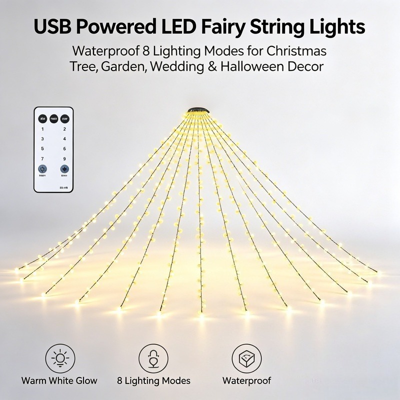 Lighting Decor For Wedding - Lampu LED USB Fairy String, Lampu