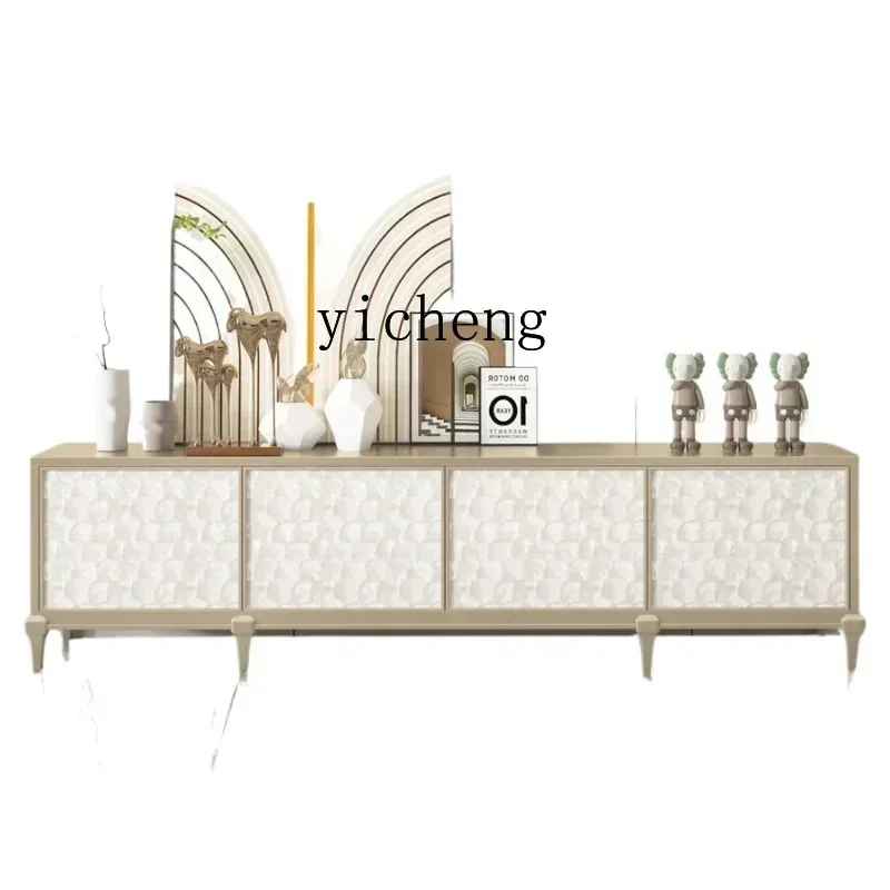 Lighting & Home Decor Studio - r5.13 Lemari TV Kayu Solid Modern