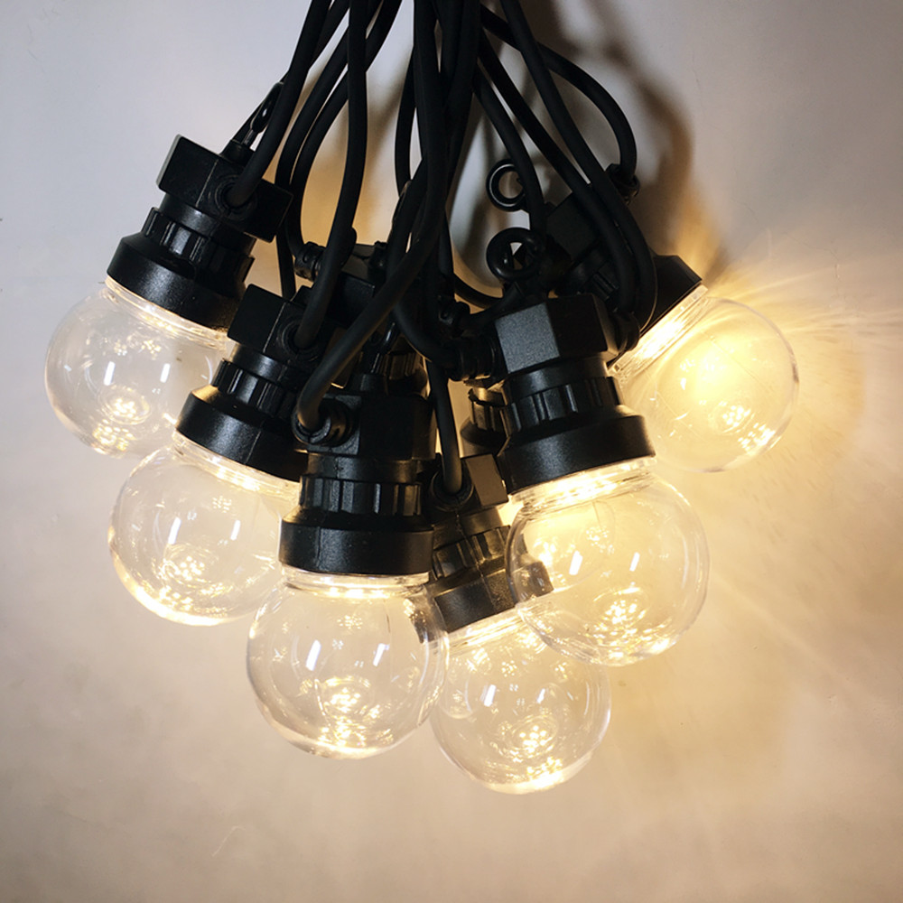 Outdoor Lighting Wedding Decor - Lampu Tali Bola Bening LED Bola