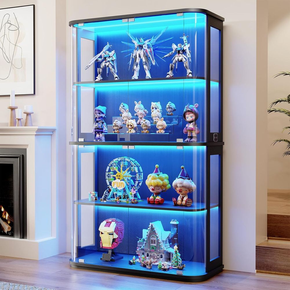Lighting & Home Decor Studio - Lemari Pajangan Besar Berbentuk Bulat dengan