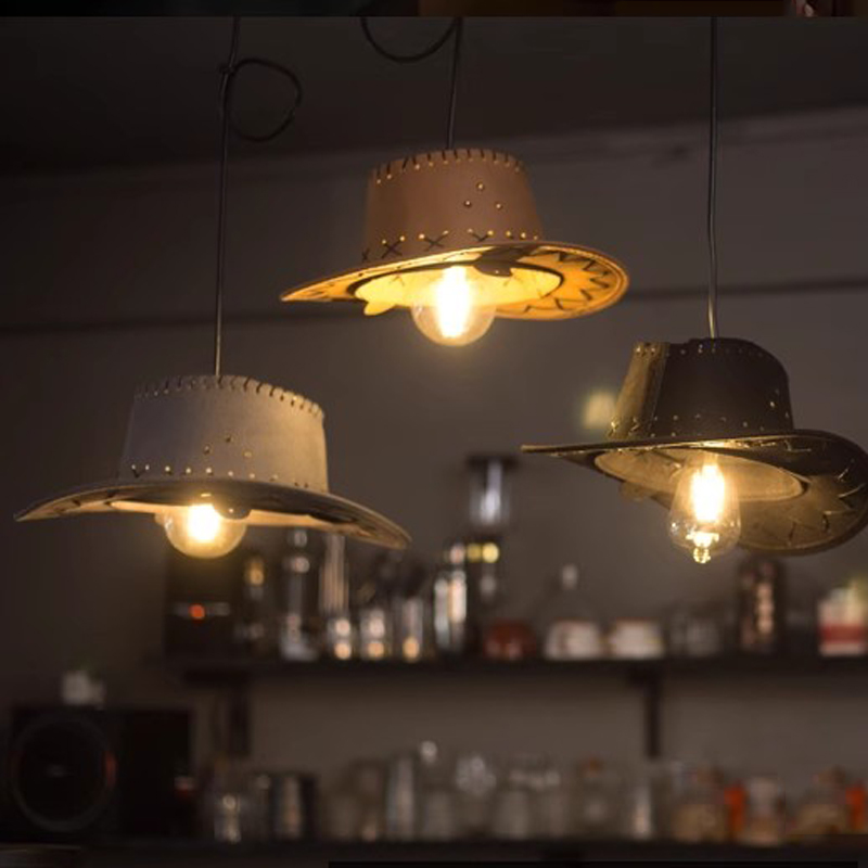 Lighting Decor Store - Lampu Gantung Topi Koboi Seni Kreatif
