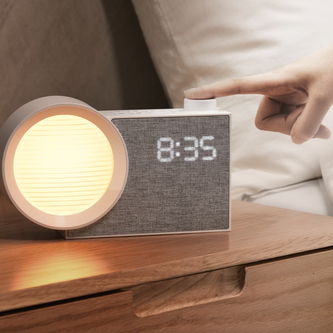 Lighting Decor - Jam Alarm LED WILIT dengan Lampu
