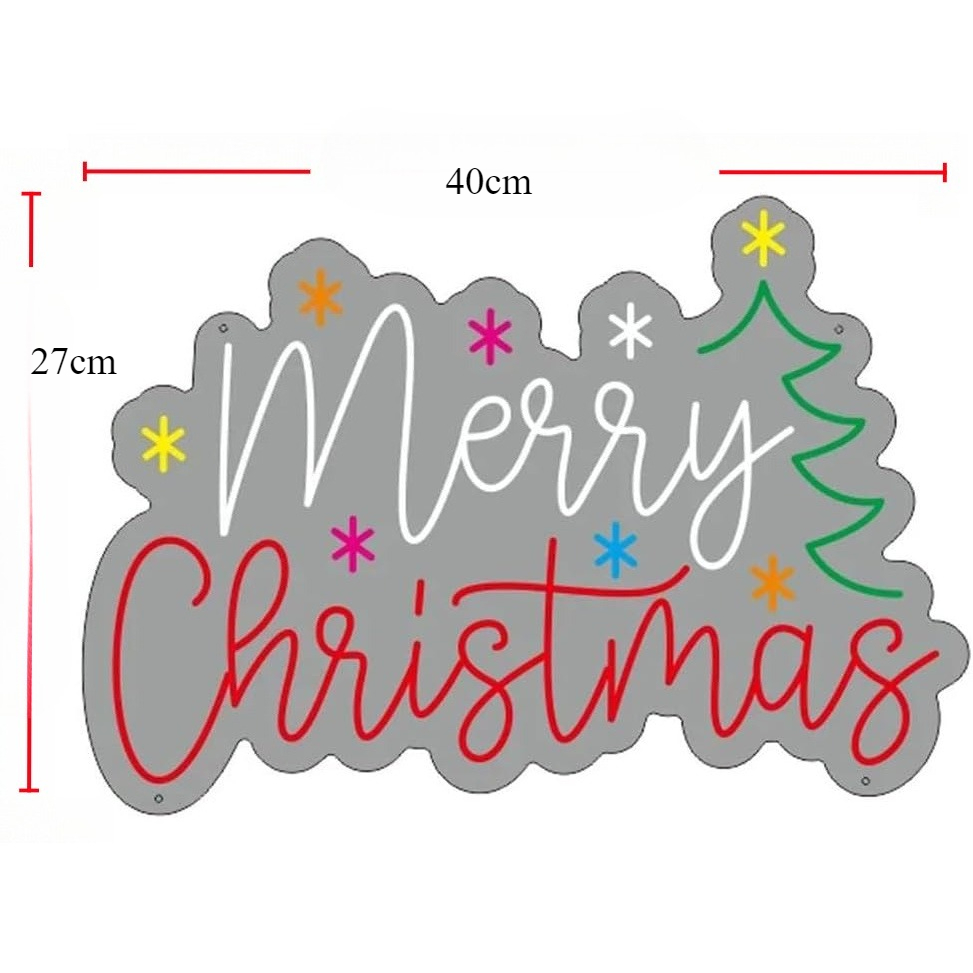 Lampu Neon Selamat Natal denga - Lighting Decoration Ideas For Home ulasan dan harga
