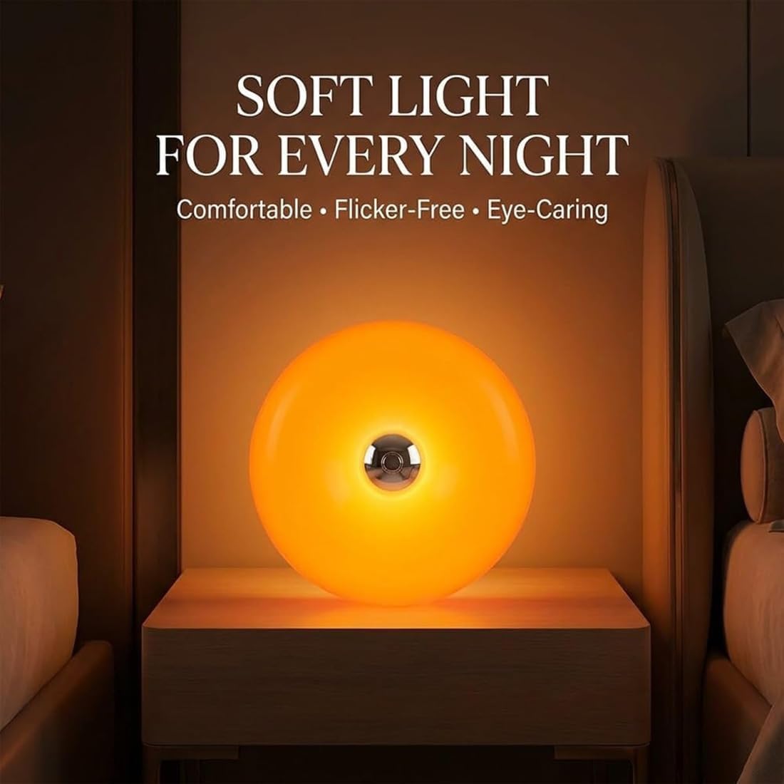 Lampu Atmosfer Donat Oranye Kr - Colour Changing Bulb ulasan dan harga
