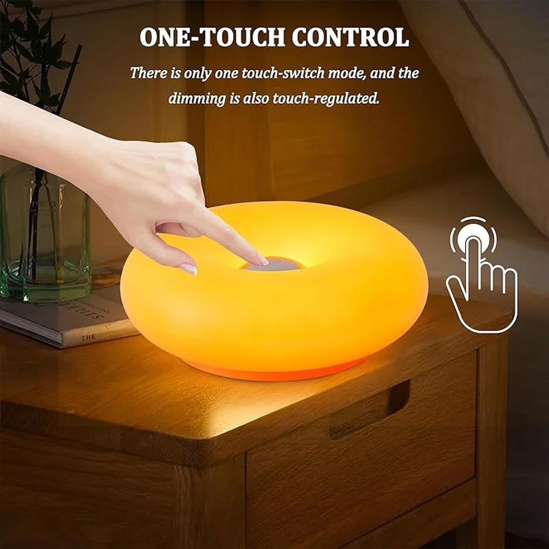 Lampu Atmosfer Donat Oranye Kr - Colour Changing Bulb ulasan dan harga