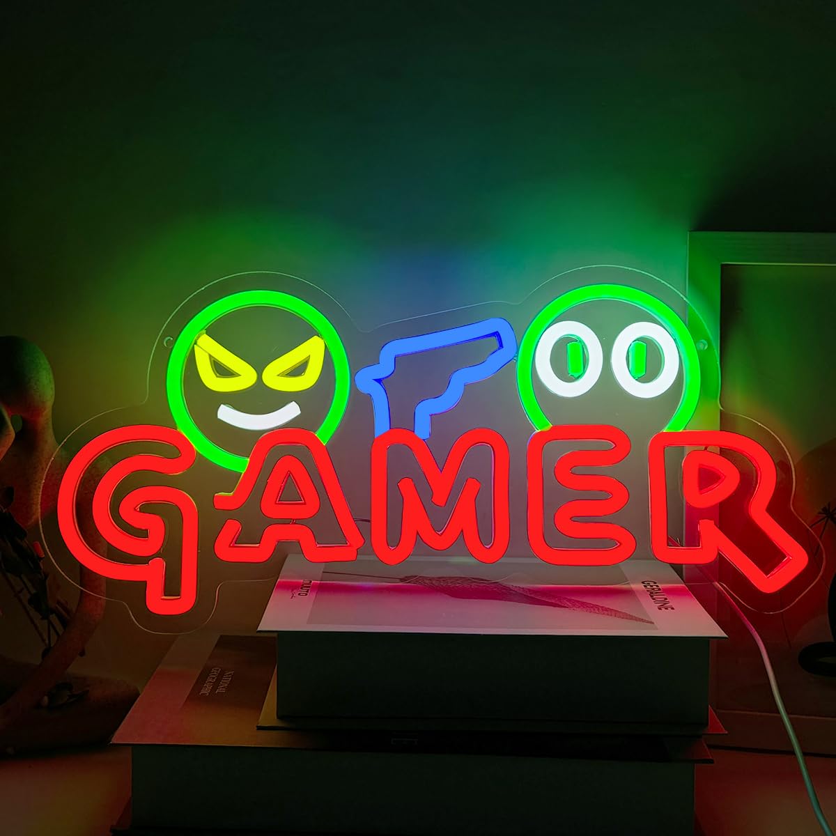 Lampu Dinding LED Neon Sign Ga - Lighting Decor For Wedding ulasan dan harga