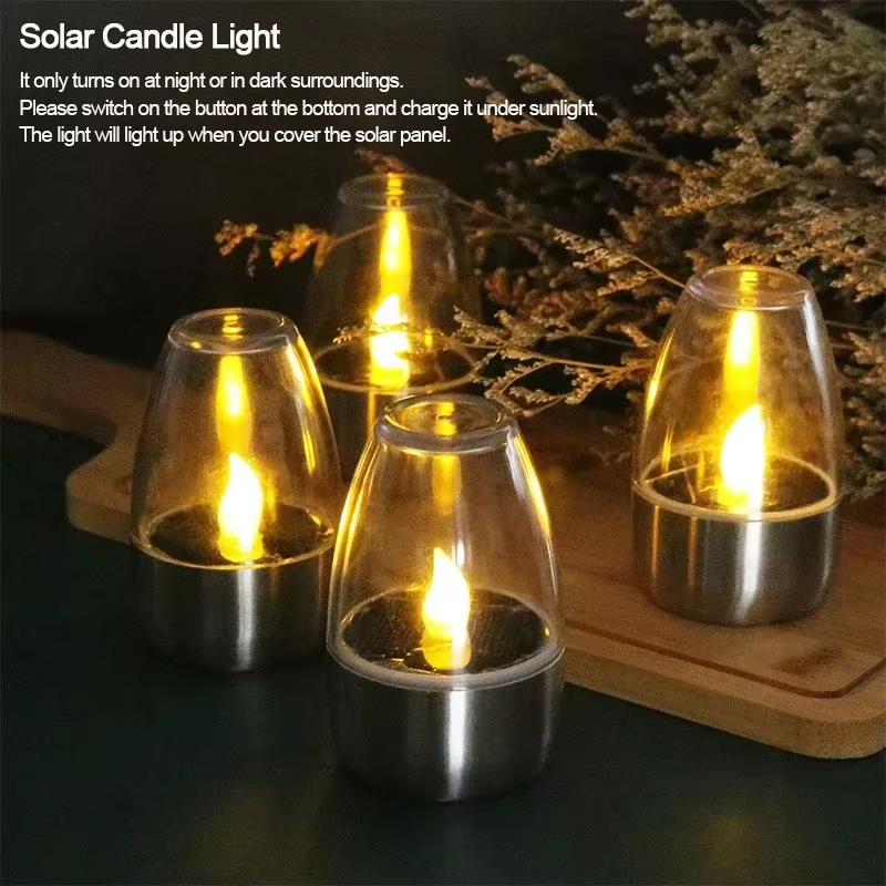 Lampu lilin tenaga surya LED,  - Outdoor Lighting Wedding Decor ulasan dan harga
