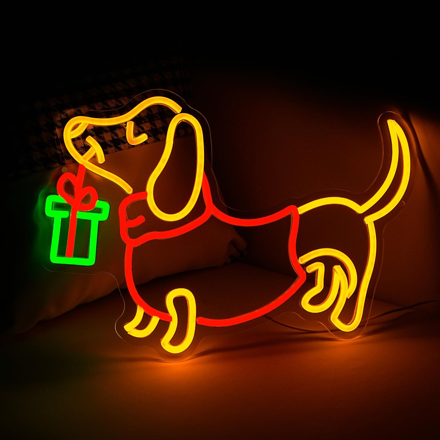 Lampu LED Neon Dachshund USB y - Lighting Decoration Ideas For Home ulasan dan harga