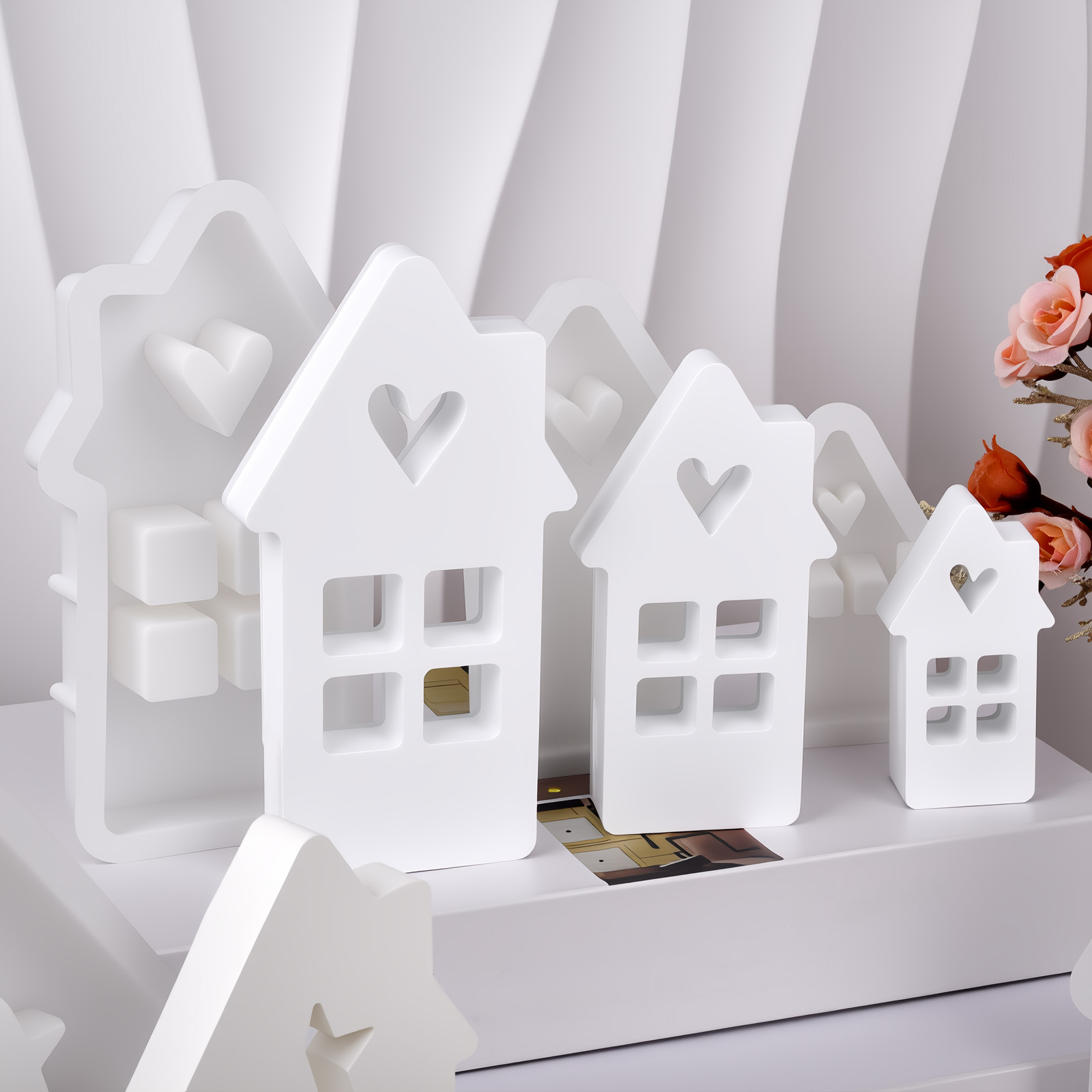 Cetakan Silikon Rumah Hati Bin - Lighting Decor House ulasan dan harga