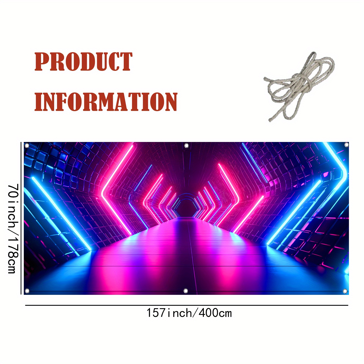 1 PC Terowongan Waktu Kreatif  - Outdoor Lighting Wedding Decor ulasan dan harga
