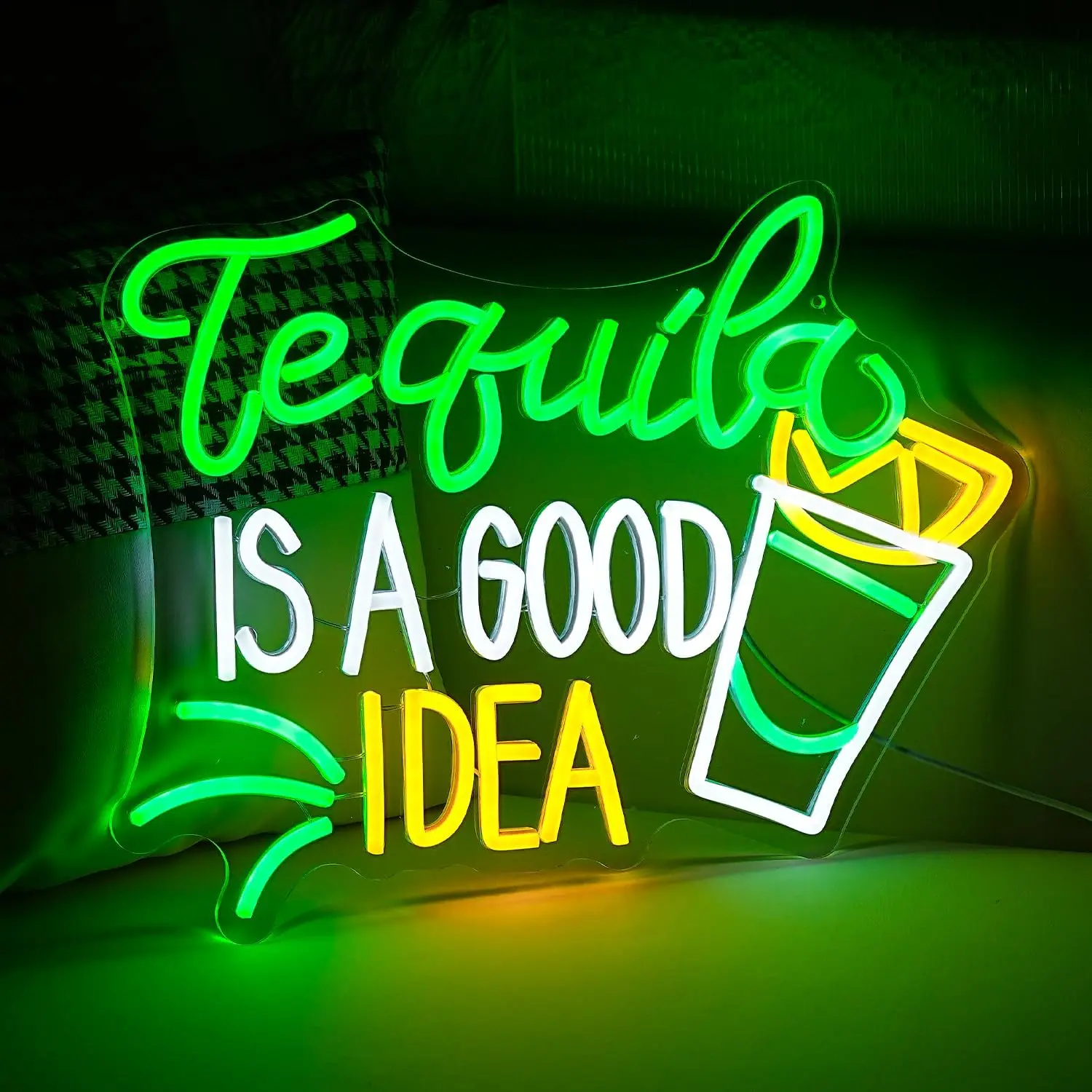 Lampu Neon Tequila USB Dimmabl - Lighting Decoration Ideas For Home ulasan dan harga