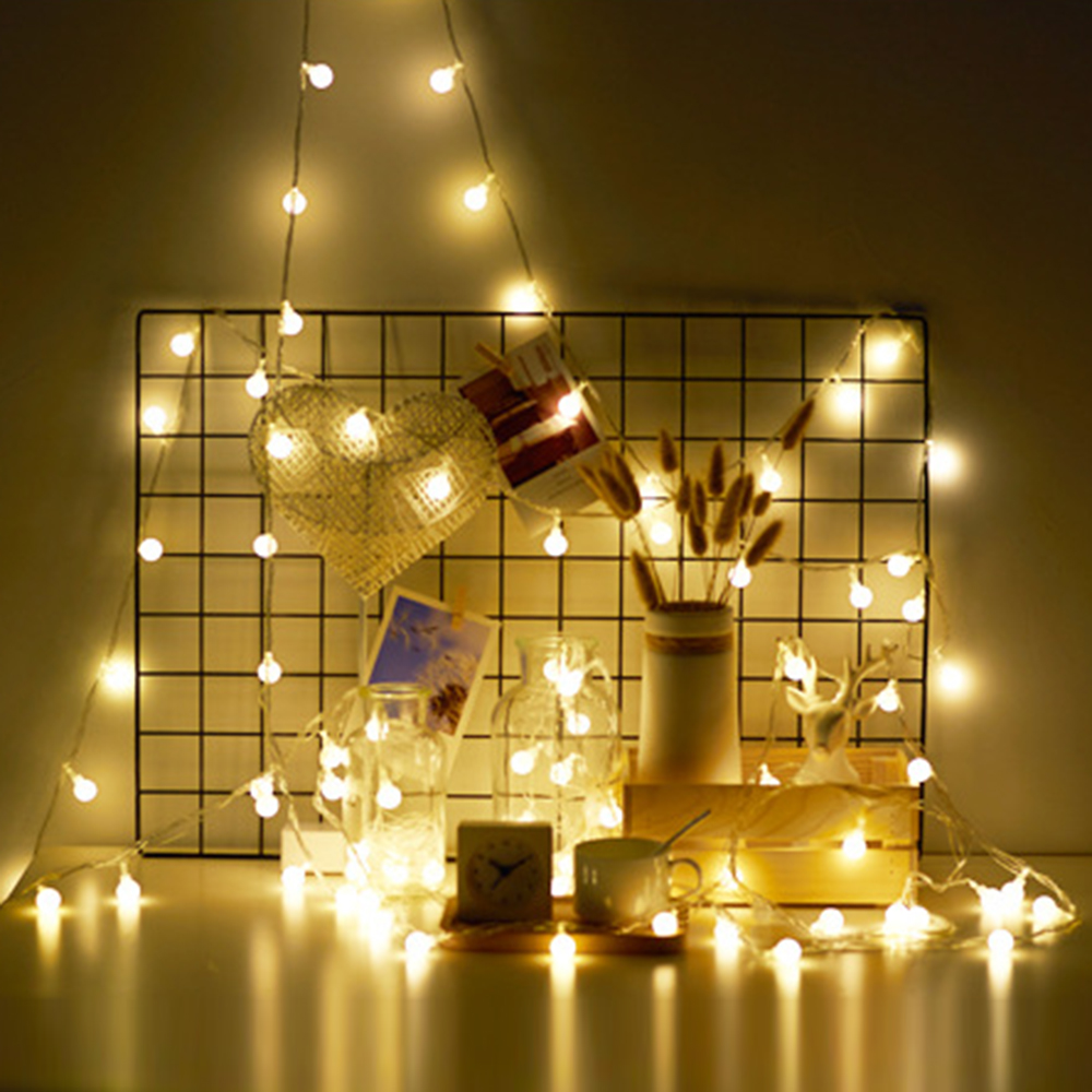 3M/6M/10M Bola Lampu LED Strin - Outdoor Lighting Wedding Decor ulasan dan harga
