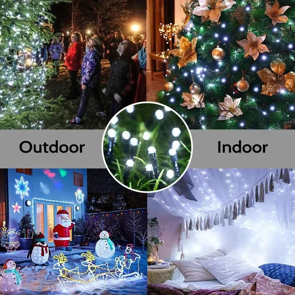 Lampu Peri Luar Ruangan Tenaga - Outdoor Lighting Wedding Decor ulasan dan harga