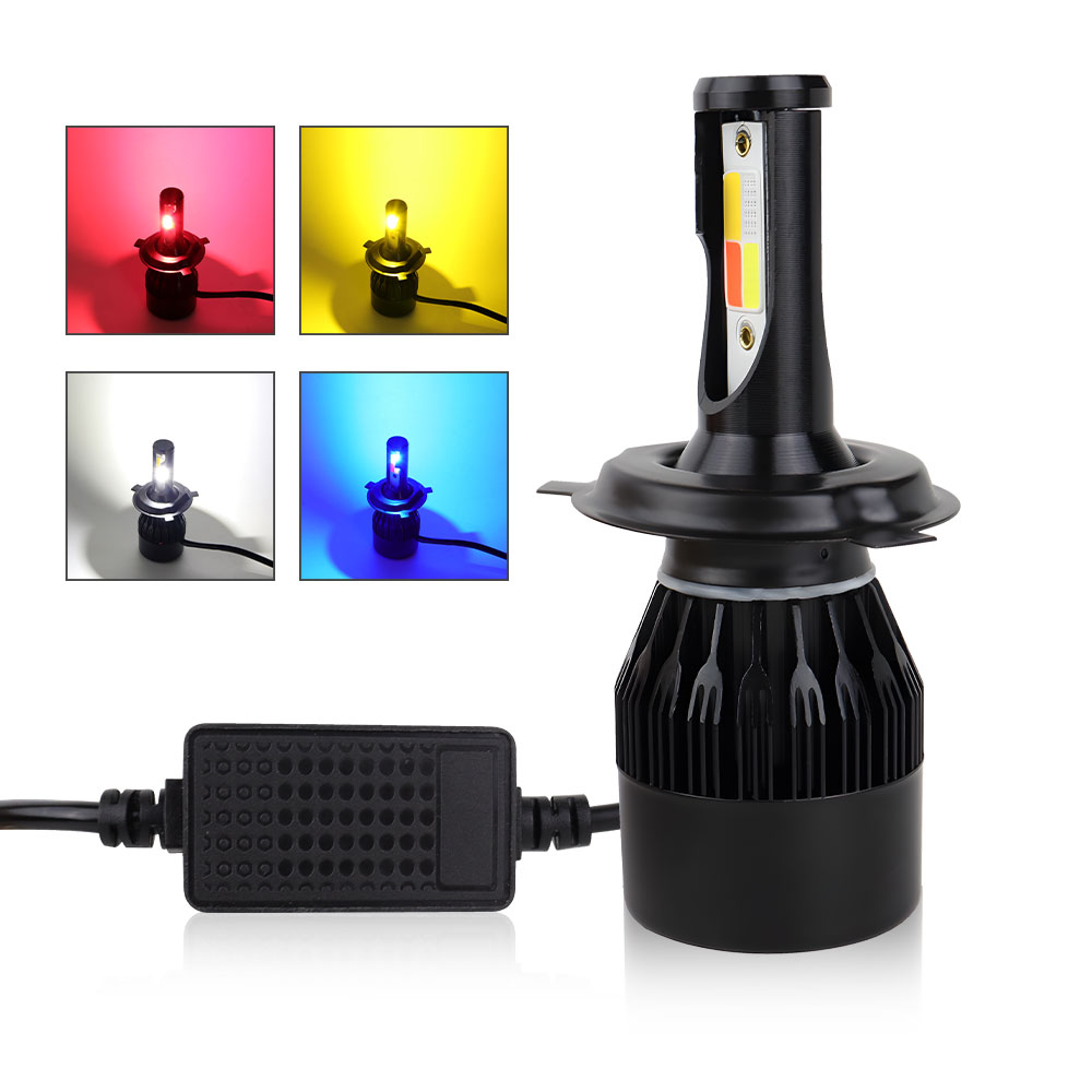 Lampu Mobil Flash 4 Warna Lamp - Colour Changing Bulb ulasan dan harga