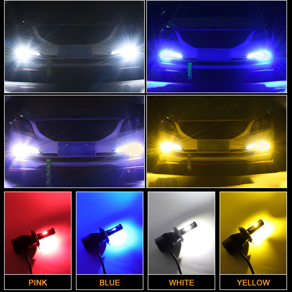 Lampu Mobil Flash 4 Warna Lamp - Colour Changing Bulb ulasan dan harga