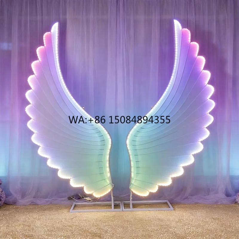 Sayap Malaikat Bercahaya Lampu - Lighting Decor For Wedding ulasan dan harga