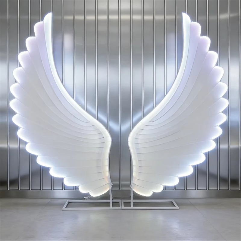 Sayap Malaikat Bercahaya Lampu - Lighting Decor For Wedding ulasan dan harga