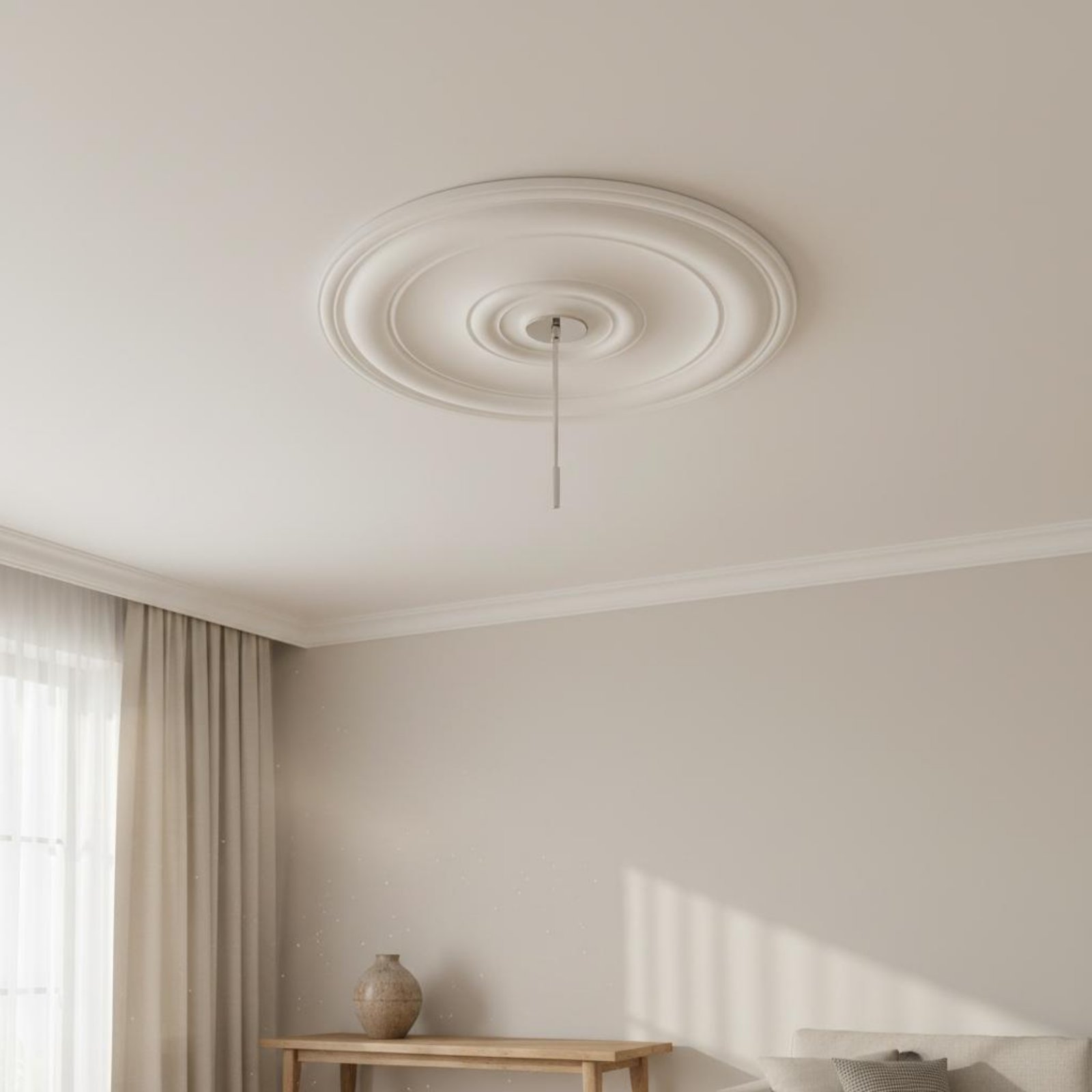 Medali Plafon Bulat Desain Ero - Lighting Decor ulasan dan harga