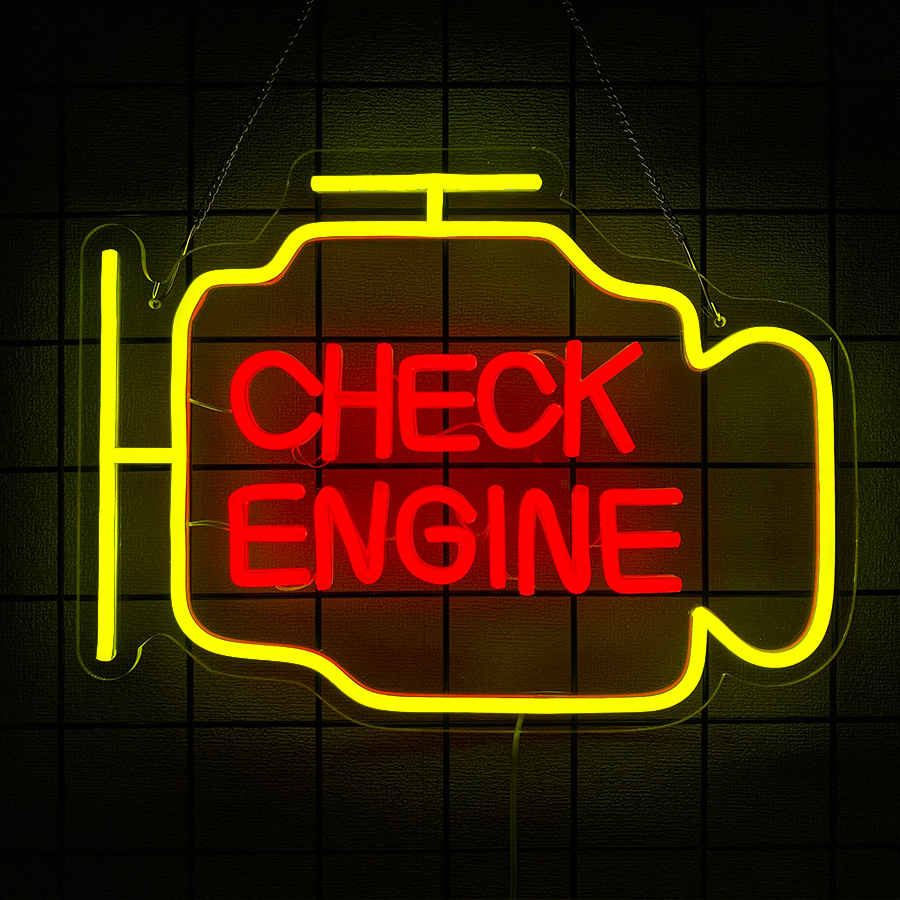 Lampu Neon Check Engine Untuk  - Lighting Decor Store ulasan dan harga