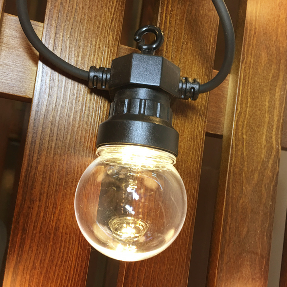 Lampu Tali Bola Bening LED Bol - Outdoor Lighting Wedding Decor ulasan dan harga