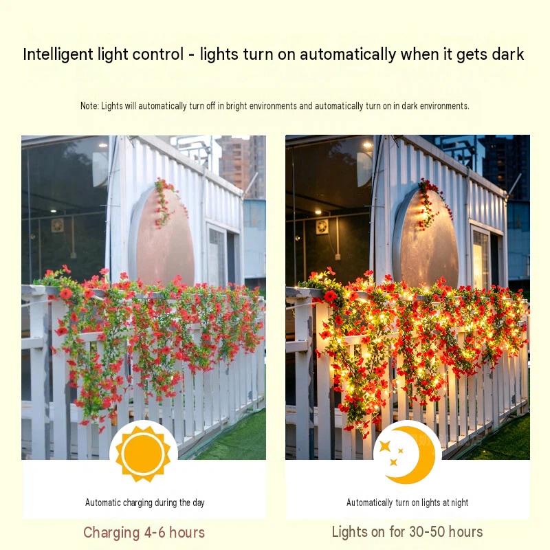 Lampu Rangkaian Mawar Tenaga S - Outdoor Lighting Wedding Decor ulasan dan harga