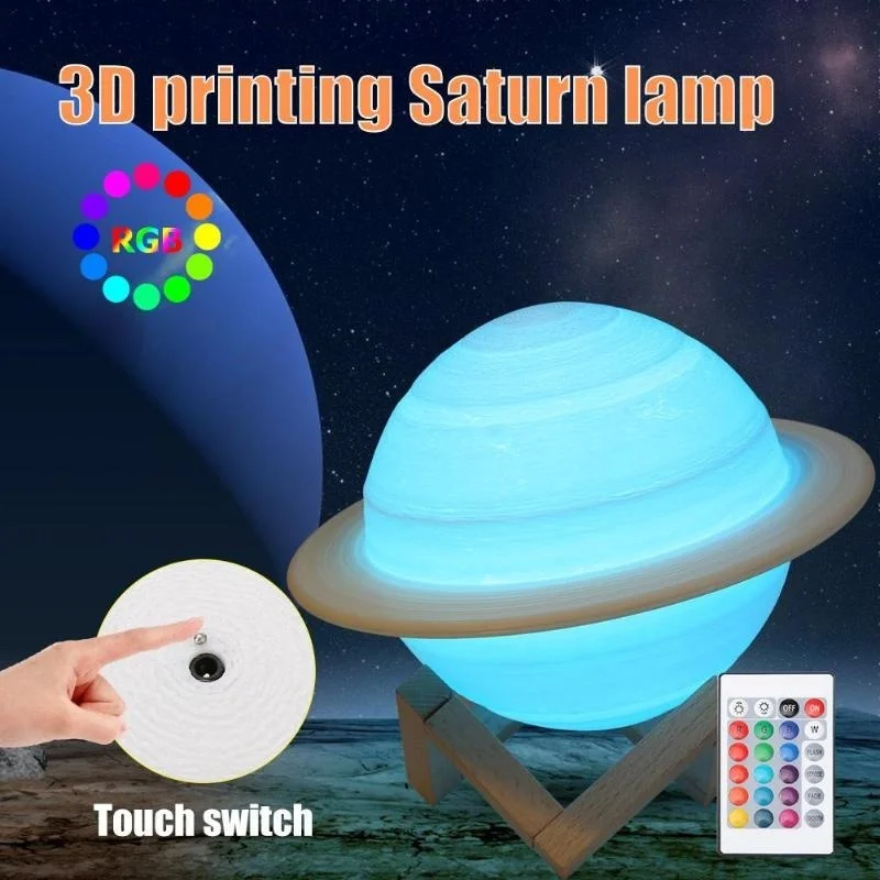 Lampu Malam LED Lampu Saturnus - Colour Changing Bulb ulasan dan harga