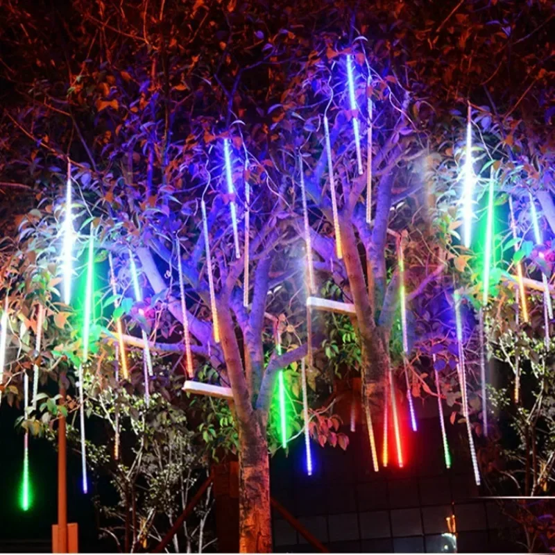 Lampu setrip LED 8 tabung huja - Outdoor Lighting Wedding Decor ulasan dan harga