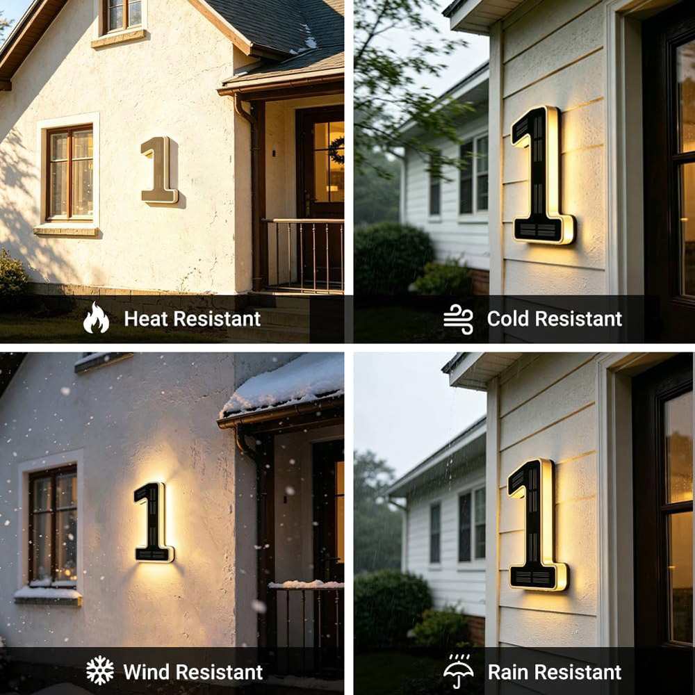 Lampu Nomor Rumah Tenaga Surya - Lighting Decor House ulasan dan harga