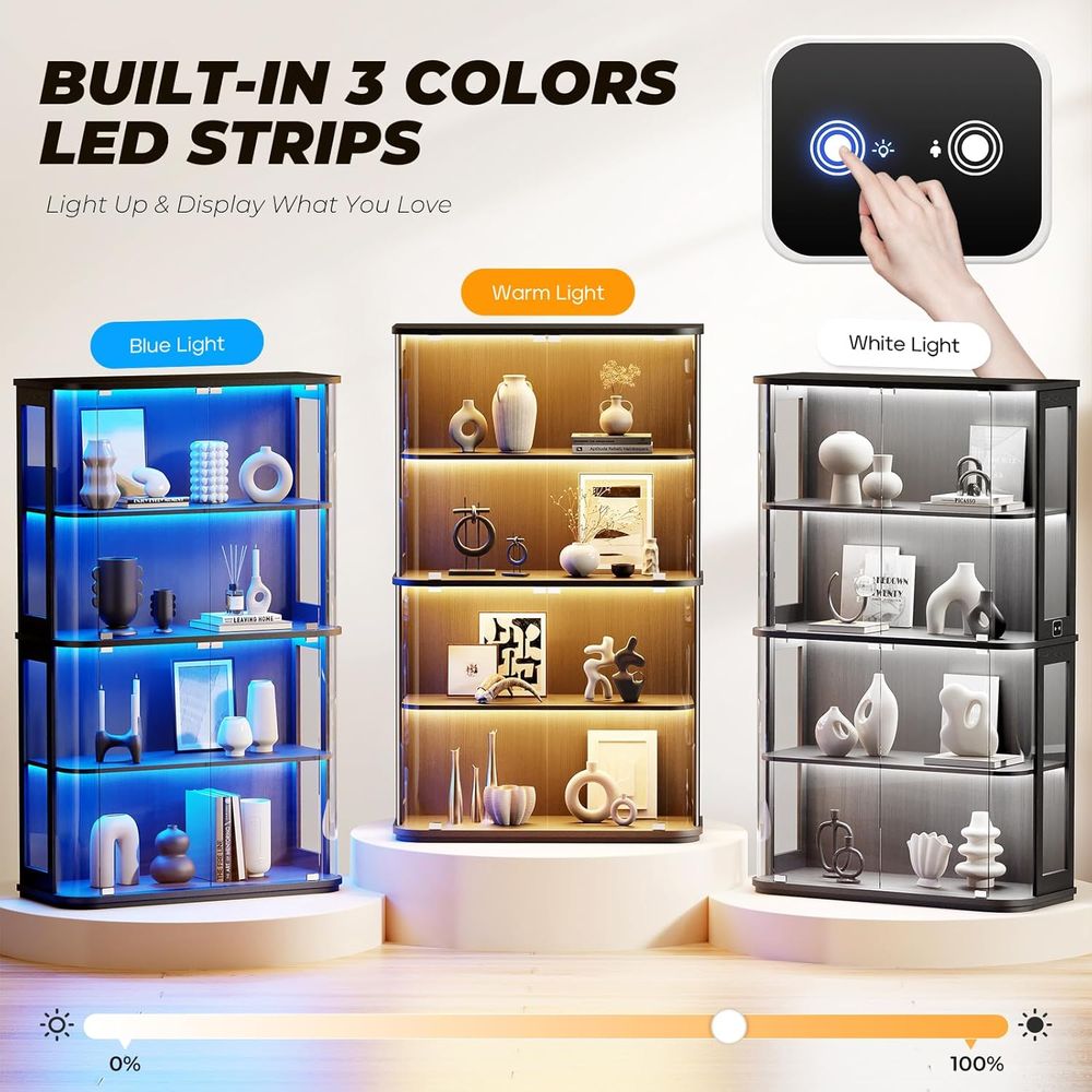 Lemari Pajangan Besar Berbentu - Lighting & Home Decor Studio ulasan dan harga