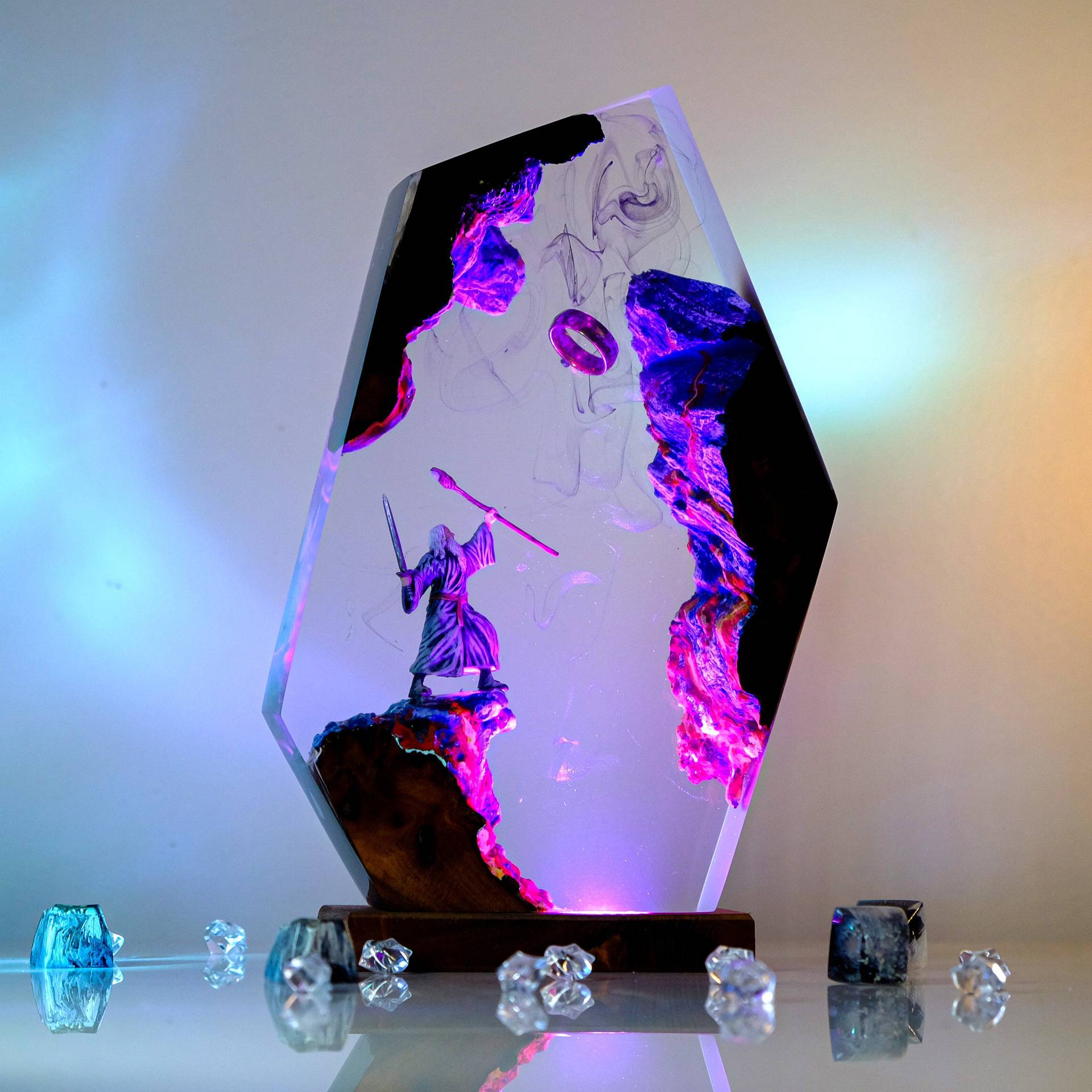 Lampu Resin Figur Adegan Film  - Lighting Decor For Wedding ulasan dan harga
