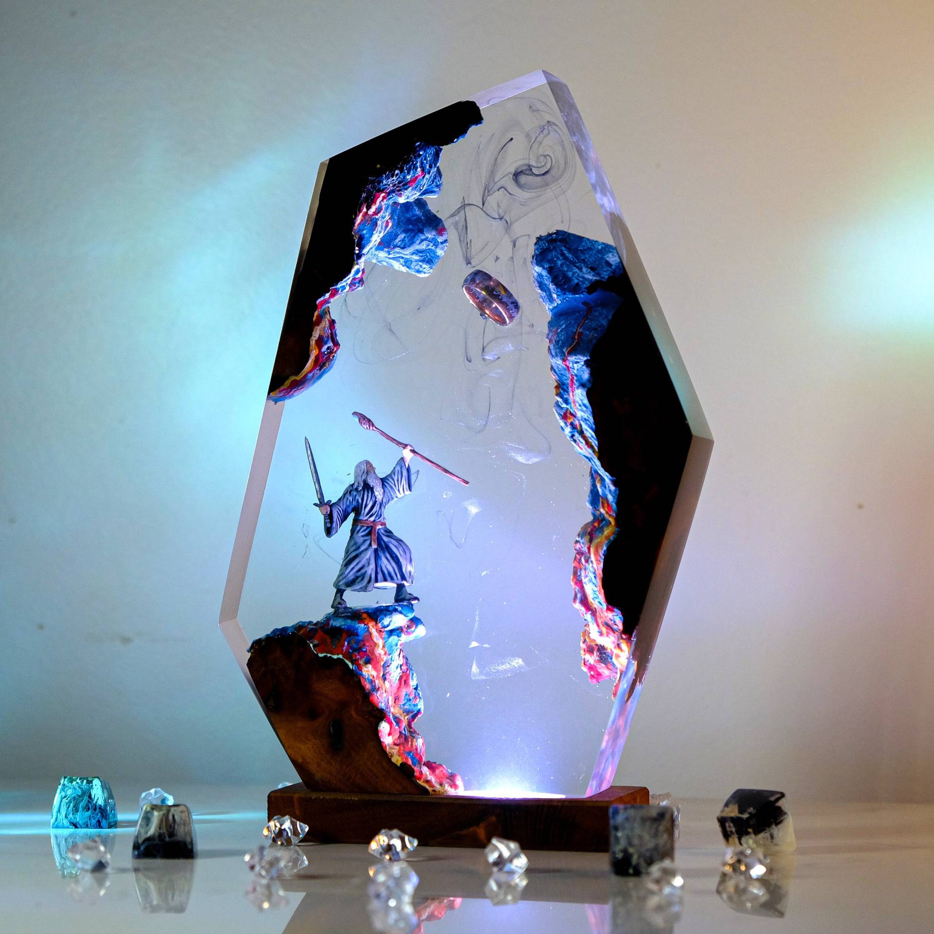 Lampu Resin Figur Adegan Film  - Lighting Decor For Wedding ulasan dan harga