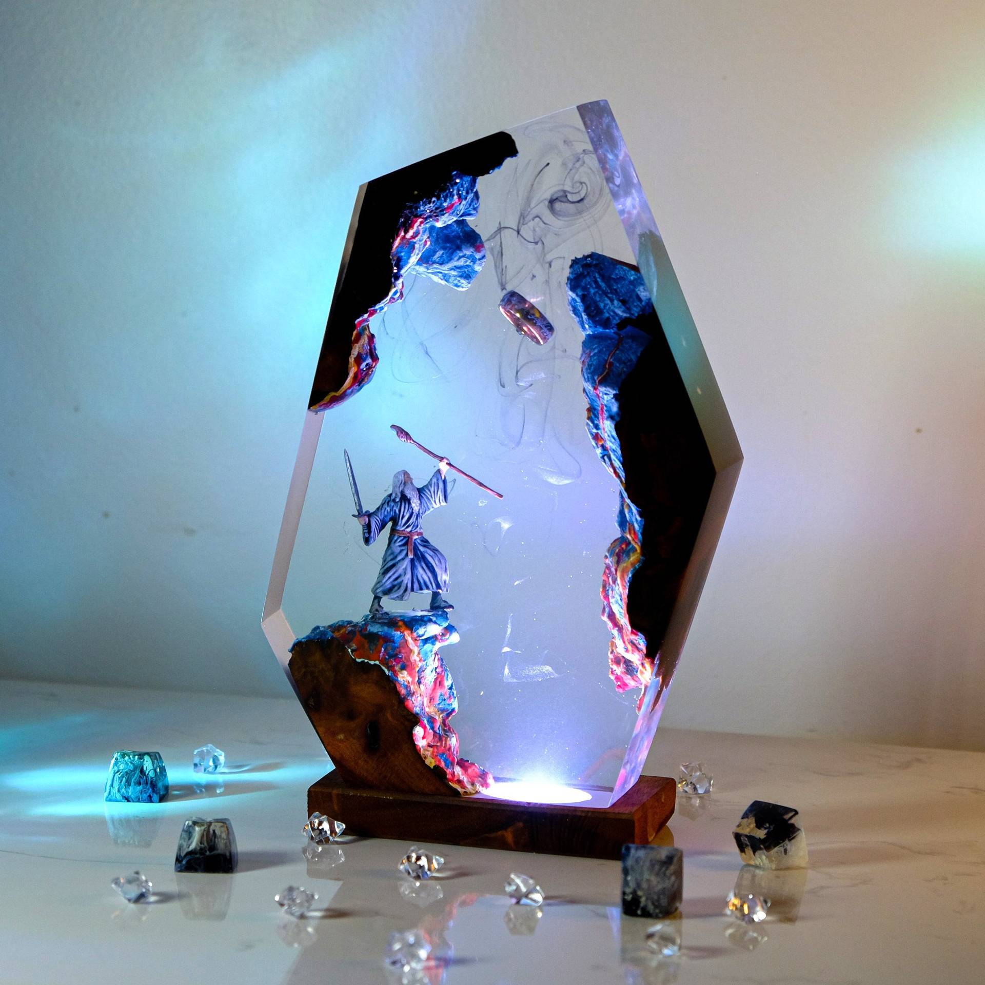 Lampu Resin Figur Adegan Film  - Lighting Decor For Wedding ulasan dan harga