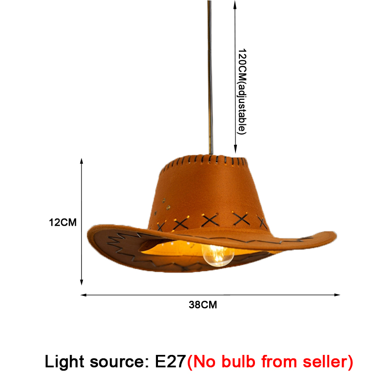 Lampu Gantung Topi Koboi Seni  - Lighting Decor Store ulasan dan harga