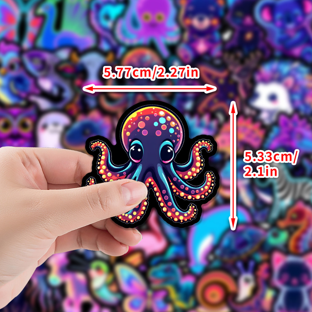 50 Buah Stiker Grafiti Hewan L - Lighting Decor Store ulasan dan harga