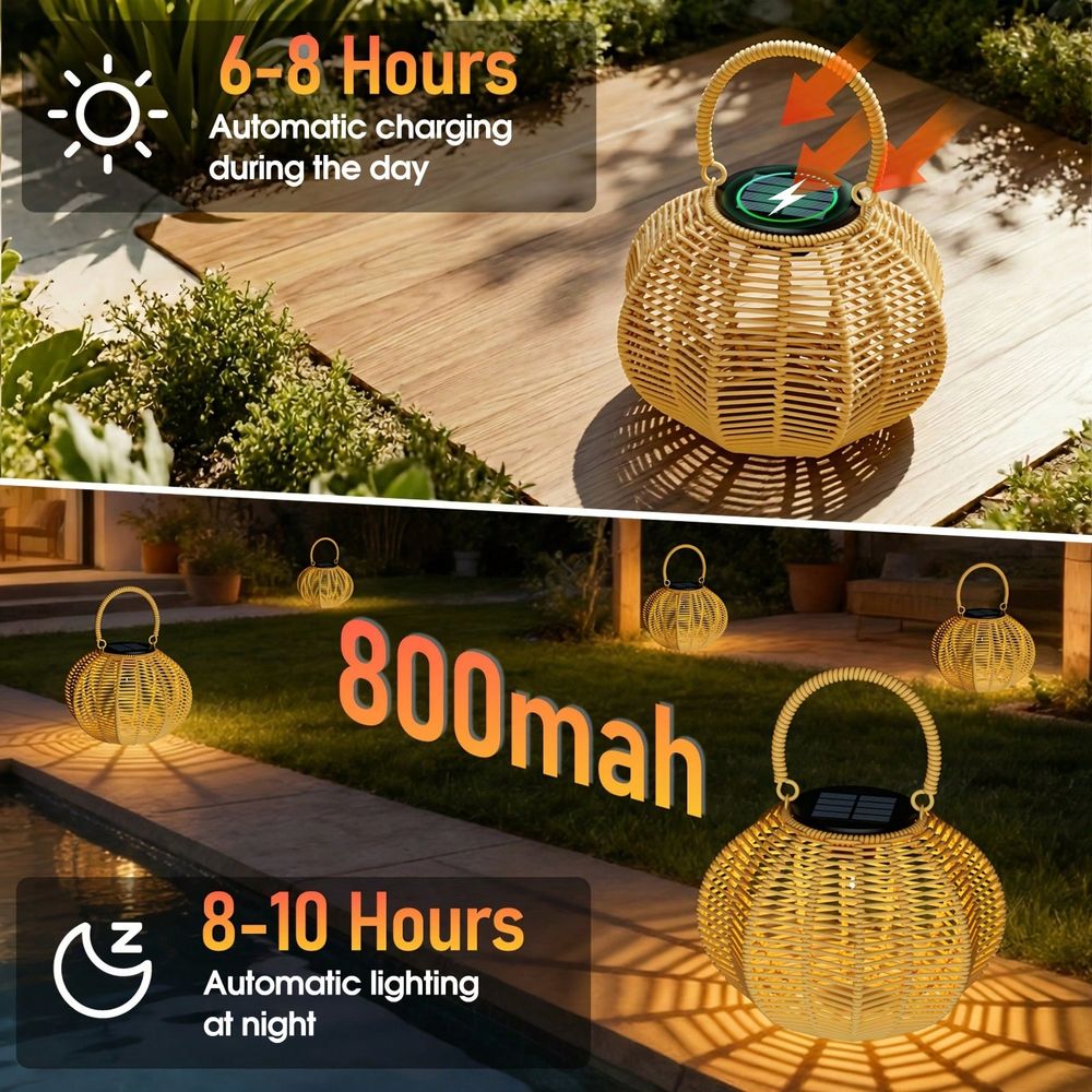 Lampu Ambient Tenaga Surya Rot - Outdoor Lighting Wedding Decor ulasan dan harga