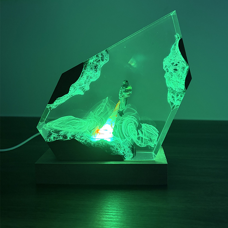Lampu Meja Resin Figur Anime S - Lighting Decor For Wedding ulasan dan harga
