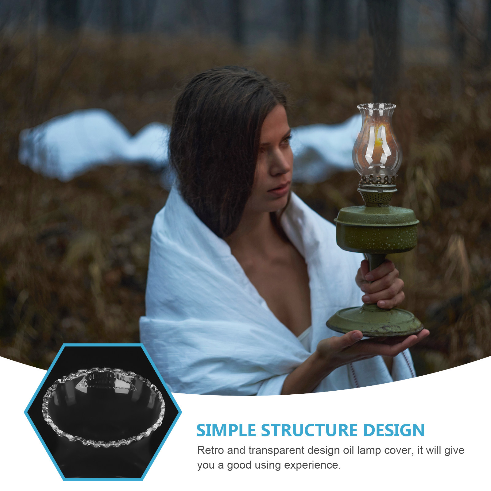 Kap Lampu Kaca Retro untuk Lam - Outdoor Lighting Wedding Decor ulasan dan harga