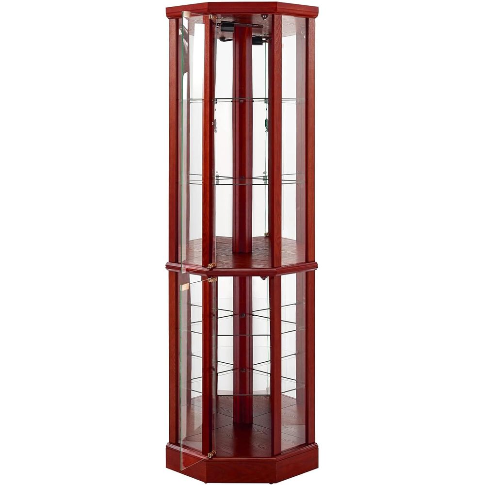 Lemari Pajangan Kaca Berlampu  - Lighting & Home Decor Studio ulasan dan harga