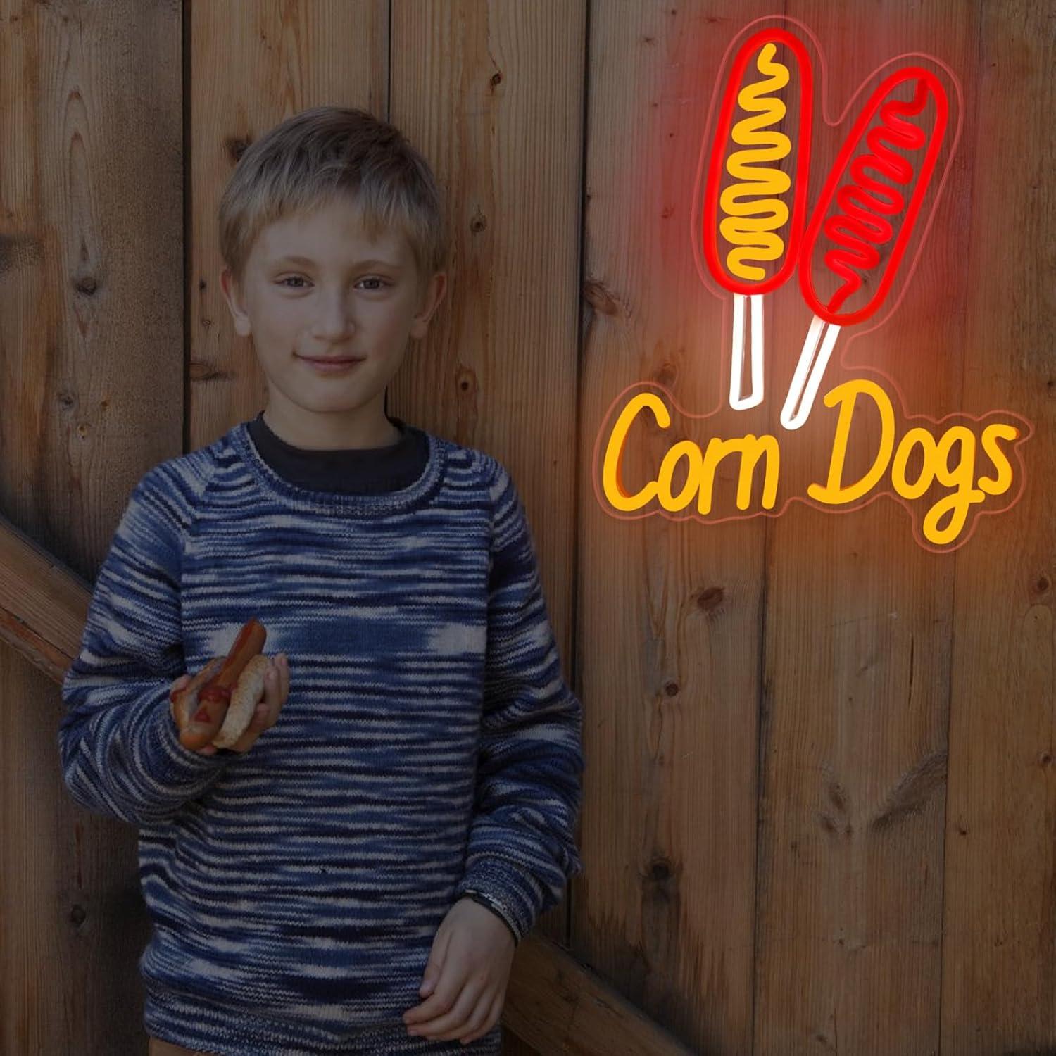 Lampu Neon LED Corn Dog USB ya - Lighting Decor For Wedding ulasan dan harga
