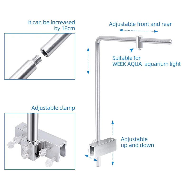 Minggu Aqua Light Stand Univer - Lighting Gallery ulasan dan harga